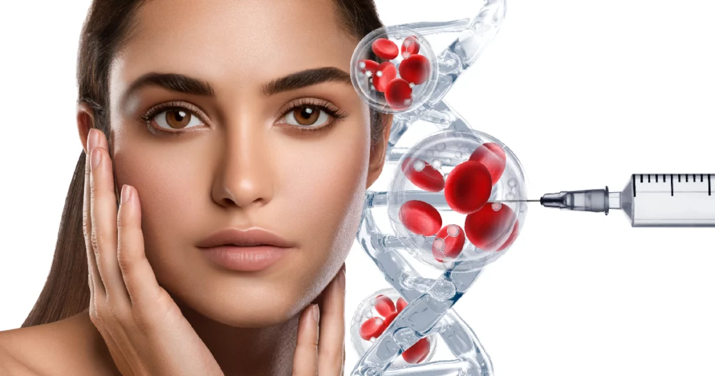 women getting a injection with Sculptra in Erie, PA
