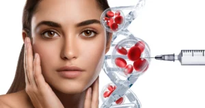 women getting a injection with Sculptra in Erie, PA